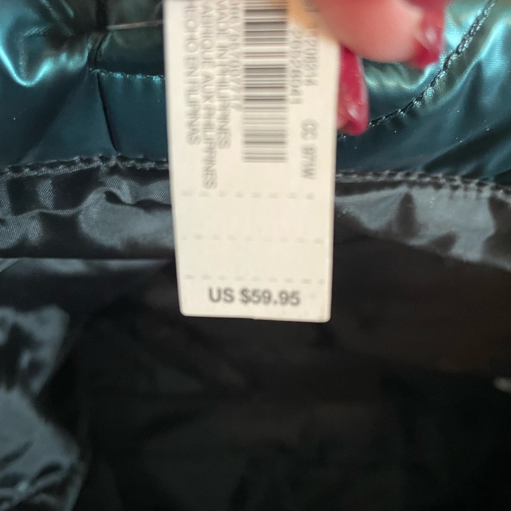 Victoria Secret Quilted Metallic Tote Bag - Picture 3 of 4